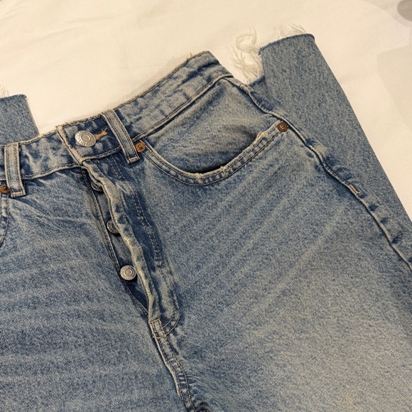 Zara Light Blue Flare Jeans - Picture 5 of 6